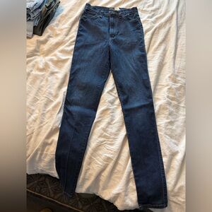 Fashion Nova Dark Blue Skinny Jeans
